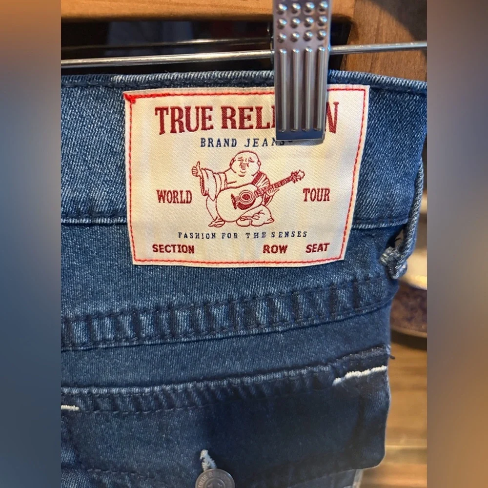 True Religion Geno Relaxed Slim Jeans - Big Tab Flap NWT 32x32